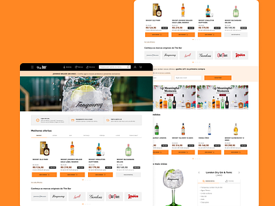 Ecommerce of alcoholic beverages Brazil design ui