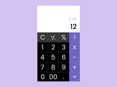 Daily UI 004 Calculator calculator dailyui 004 design uidesign