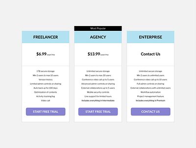 Daily UI 030 Pricing daily 100 challenge daily ui 030 dailyui design designer pricing ui design user experience user interface ux design