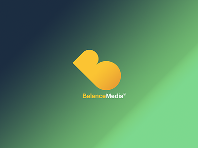 Balance Media Logo balance branding design icon identity logo media