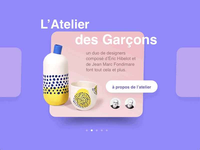 Art Gallery Animation ceramic art gallery ui animation animated gif