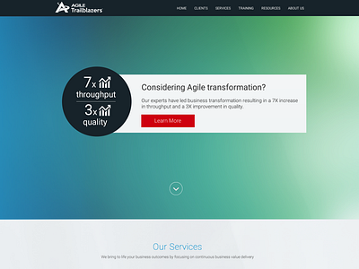 ATB - Homepage branding design minimal typography ui ux web website