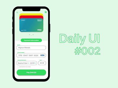 Daily UI #002 - Check Out app dailyui design mobile mobile design mobile ui ui design