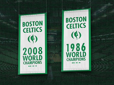 Modern Boston Celtics Banner Concept