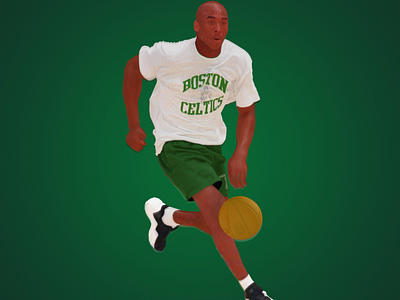 Kobe Bryant - Celtics Draft Workout 1996 boston celtics celtics classic design draft iconic image nba