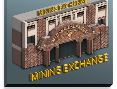 Mining Exchange Ballarat ballarat design isometric mining exchange snowglobe