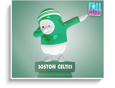 Celtics Fall Guy Two 2020 boston celtics custom skin design fall guys gordon hayward jayson tatum kobe kobe bryant nba