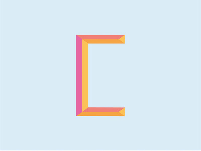 Letter C typography