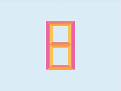 Letter B typography
