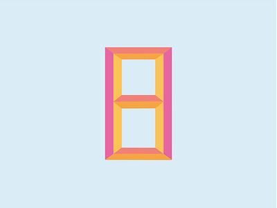Letter B typography