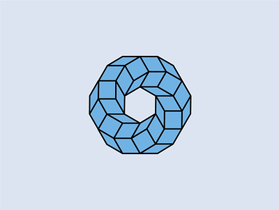 3D Rhombus illustration