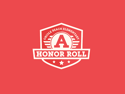 Honor Roll T-shirt badge elementary honor roll school students t shirt