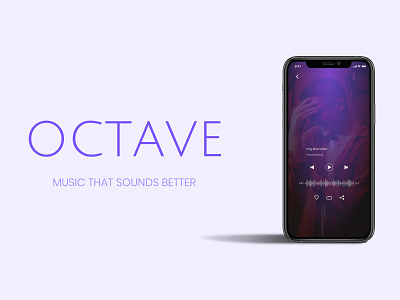 Octave - Music App app branding design ui