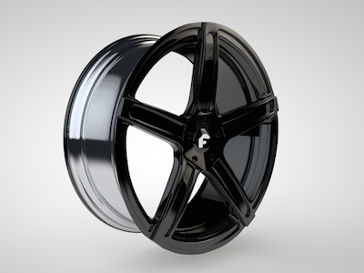 forgiato 3d car cinema 4d commercial f model render spot tv wheels