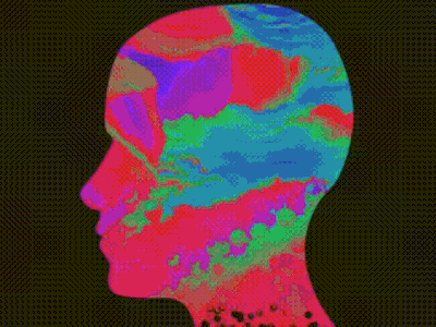 Adobe | brain adobe after effects animation brain color colorful gif head illustration