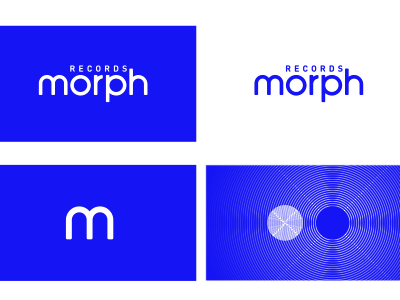 Morph Records cassette design gestalt logo music optical record vinyl visual