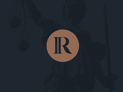 RR lawyer branding firm font justice lawyer logo logotype team typography