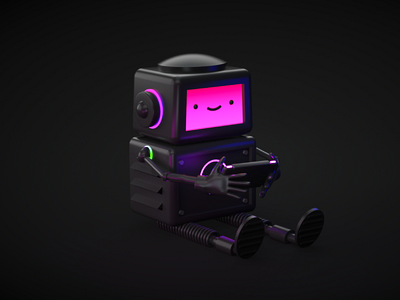Robotito 3d cinema 4d colors design modeling octane octane render robot robotic video game