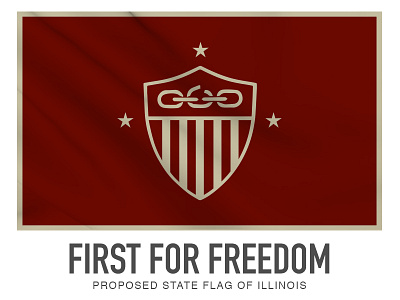 First Freedom flag illinois state flag