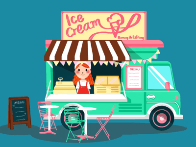 Ice Cream Truck (speed paint)