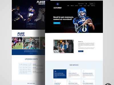 Elite Sirius Sports Web Design