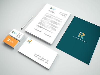 Branding Stationery Mockup for I & R Global Translation