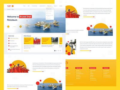 Shell Landing Page Webiste