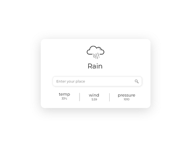 Weather app design designs illustration minimal ui weather app web