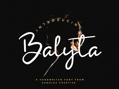 Balyta Handwriten Font