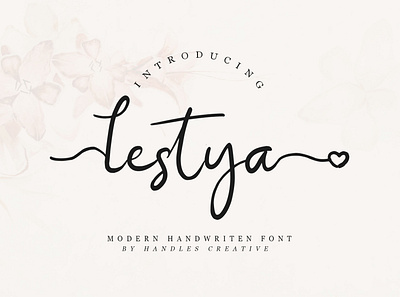 Lestya-Modern Handwriten free font beauty branding casual cool elegant font fashion font fonts fontscript freefont handlettering handwriting logotype loverlyfont modern calligraphy script logo scriptfont trendy font typography wedding invitation