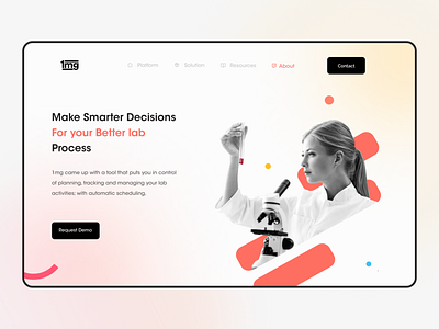 Landing page concept for 1mg