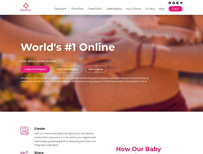 Planning Pregnancy Website branding design ui ux web website