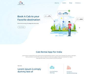 Book A Car branding design web website
