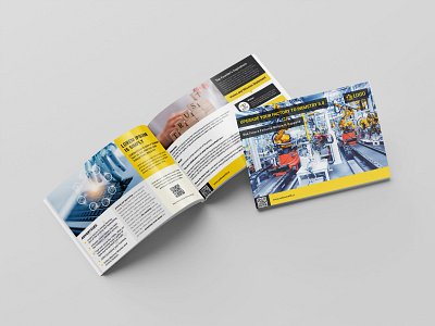 Automation Brochure branding design illustration vector