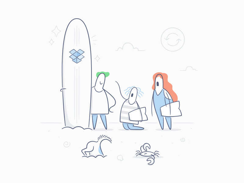 ✨New✨ Onboarding Flow balance business dropbox new shared space shiny surf teamwork thing