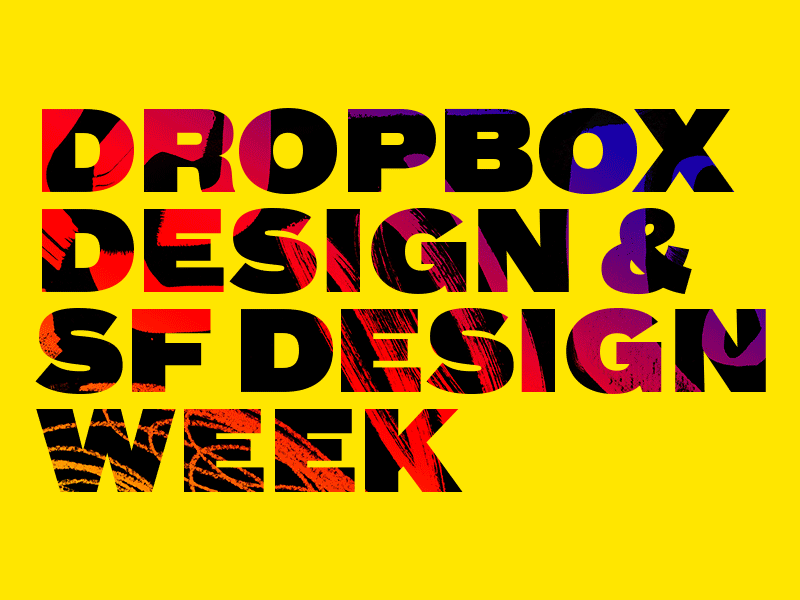 Dropbox Design SF Design Week illustration design dropbox sf design week