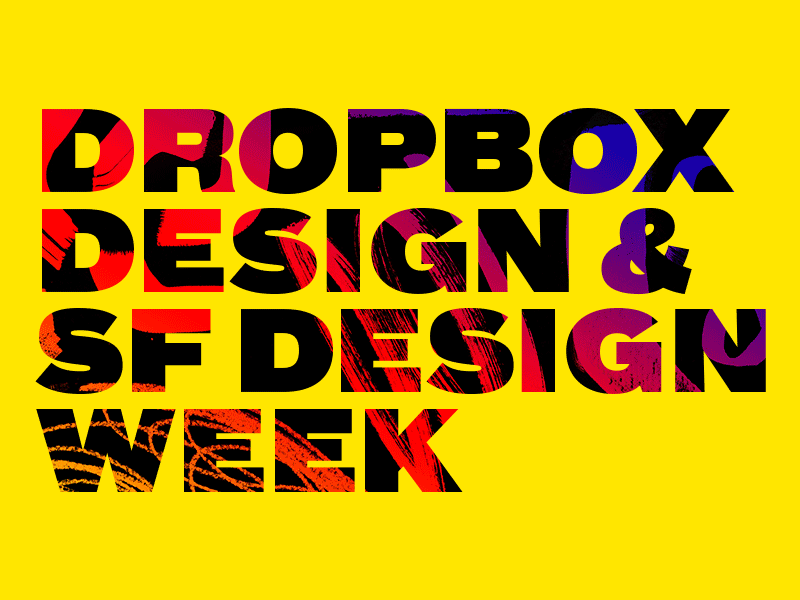 Dropbox Design SF Design Week design dropbox illustration sf design week