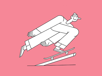 Pole Jam illustration pinocchio pole jam skateboard