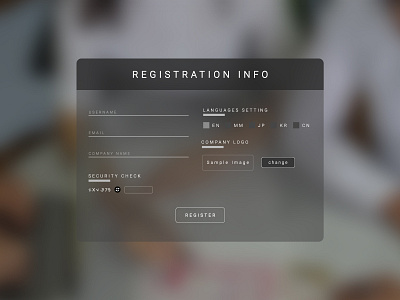 Registeration design registration form ui ux web