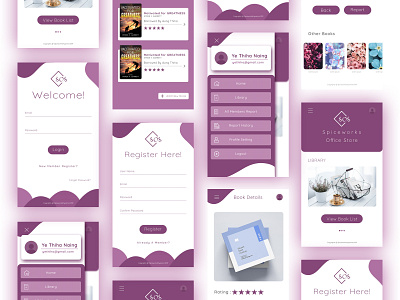 Book Store Mobile App Ui