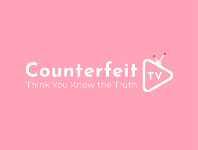 Counterfeit Logo Design app design logo