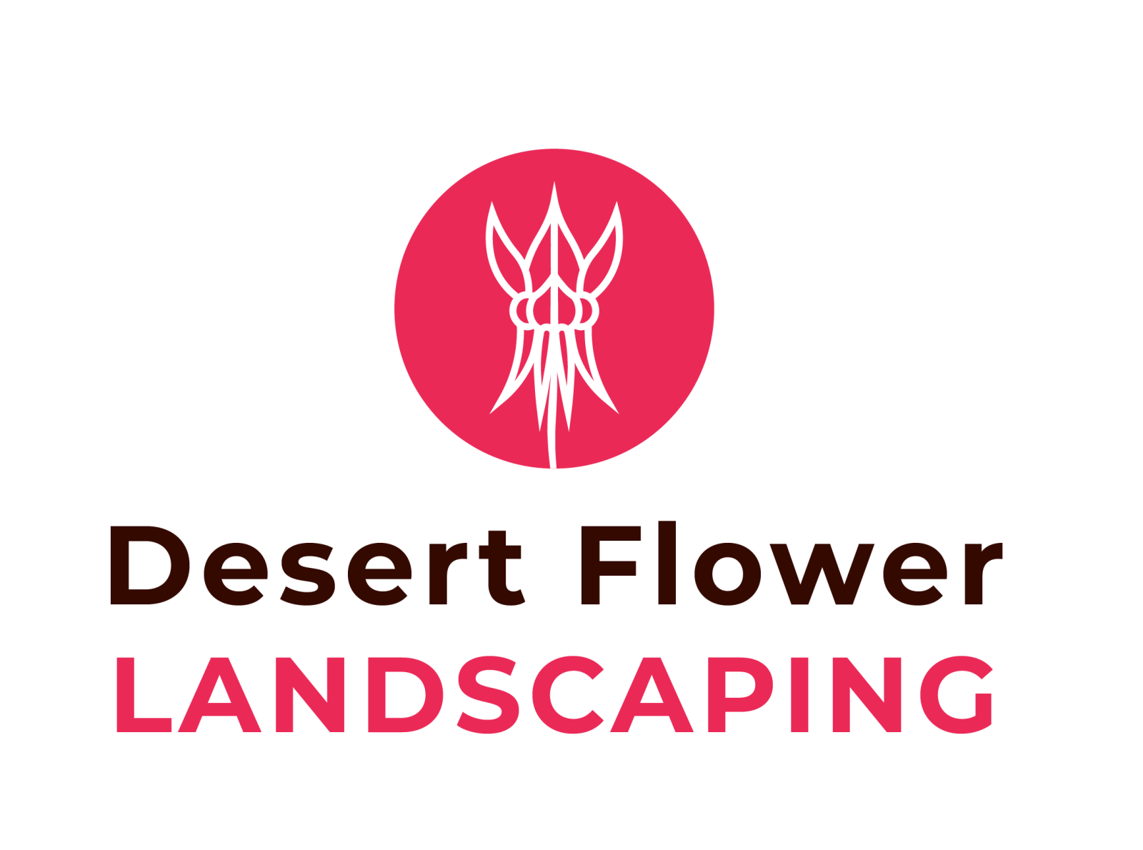 Desert Flower Logo Design by Suryakant Kaushal on Dribbble