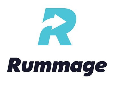 Rummage Logo Design app branding design graphic design illustration logo mobile design ui ux vector