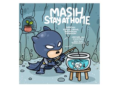 Masih stay home 2 cartoon batman