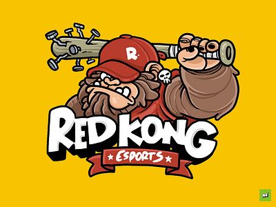 RED KONG characterdesign icon illustration art illustrations logo