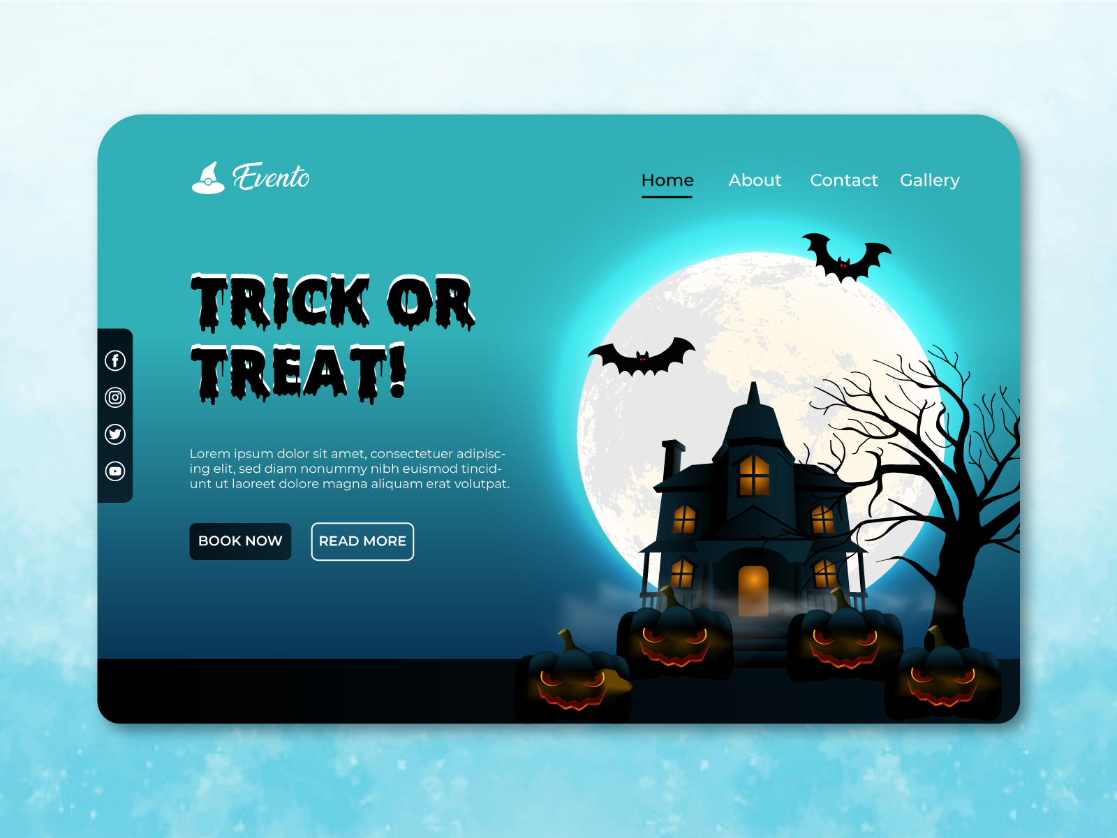 Halloween Landing Page