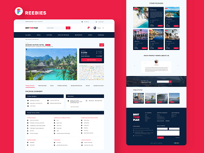 Best Tour Plan | Hotel Booking Page [Figma Freebie] figma figma freebies figmadesign flat design freebie fresh design hotel booking hotel branding landing page ui luxury design ui ux ui design vacation vacation rental web design