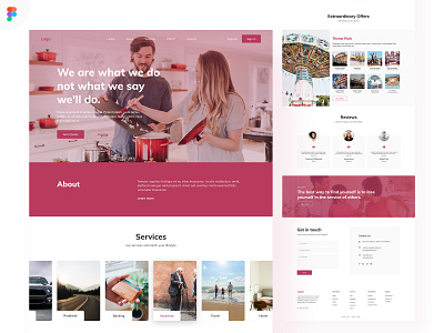 Business Landing Page [Figma Freebie ✌] business clean clean ui creative figma flat flat design freebie landing page ui minimal ui ux web design website design