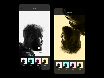 Photo Editing App 👏🏻 iOS app app design editing figma flat design ios ios app design photo editing ui ux