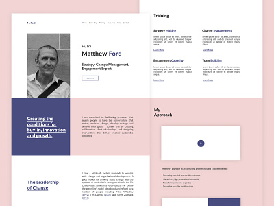 Mr Ford - Portfolio Design branding design flat portfolio design ui ux web web design website